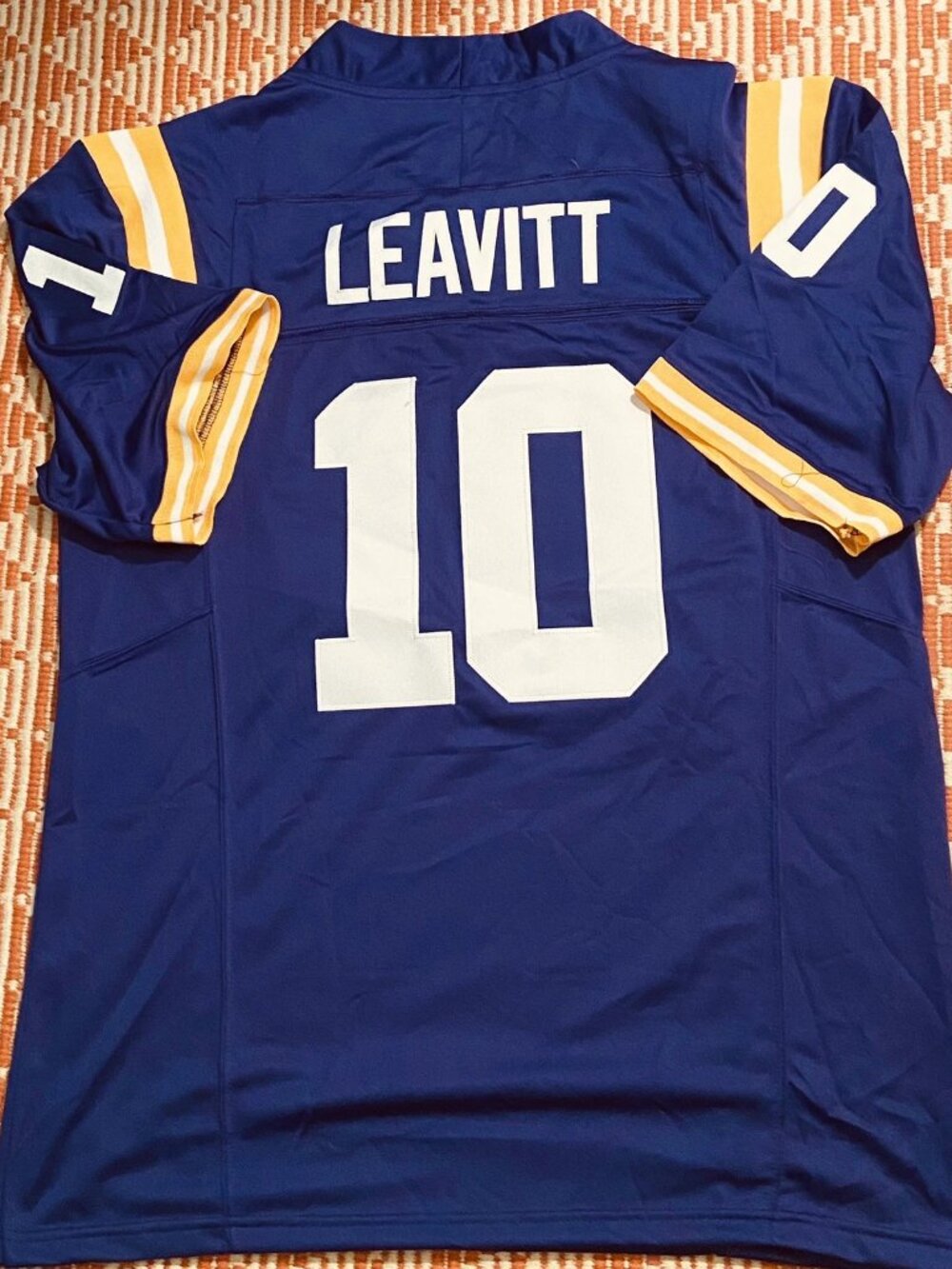 Sam Leavitt Stitched Jersey Vapor Purple